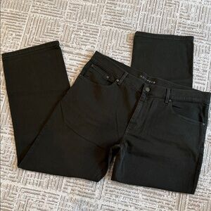 Mott and Bow Straight Leg Olive Green Denim Pants Jeans